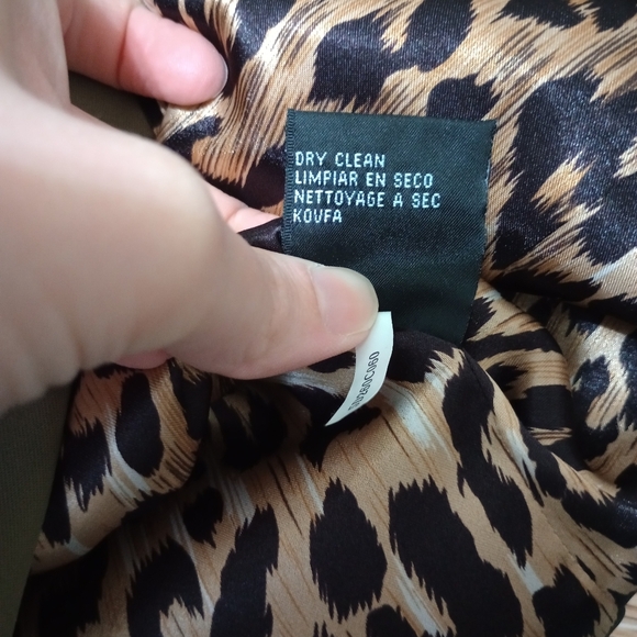 Anne Klein Green Blazer One Button Size 2P Career Work Wear Occupational Preppy - Picture 6 of 10